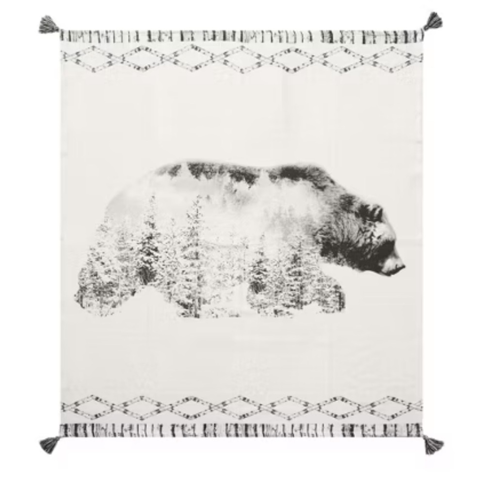 C&F Home Bear Forest Printed Throw Blanket